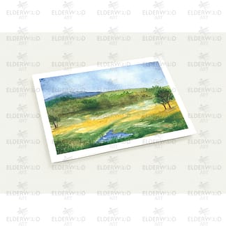 Sussex Meadows Watercolour Greeting Cards – Pack of 10