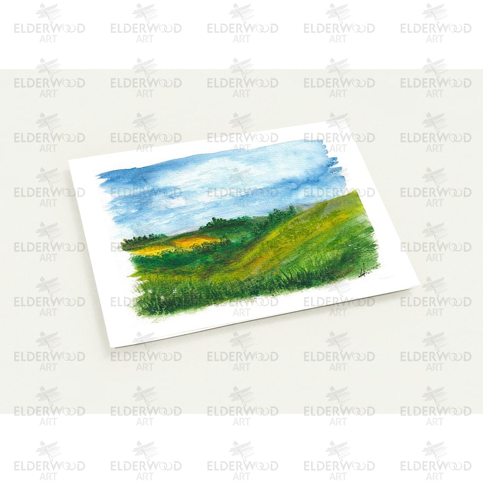Sussex Countryside Watercolour Greeting Cards – Pack of 10